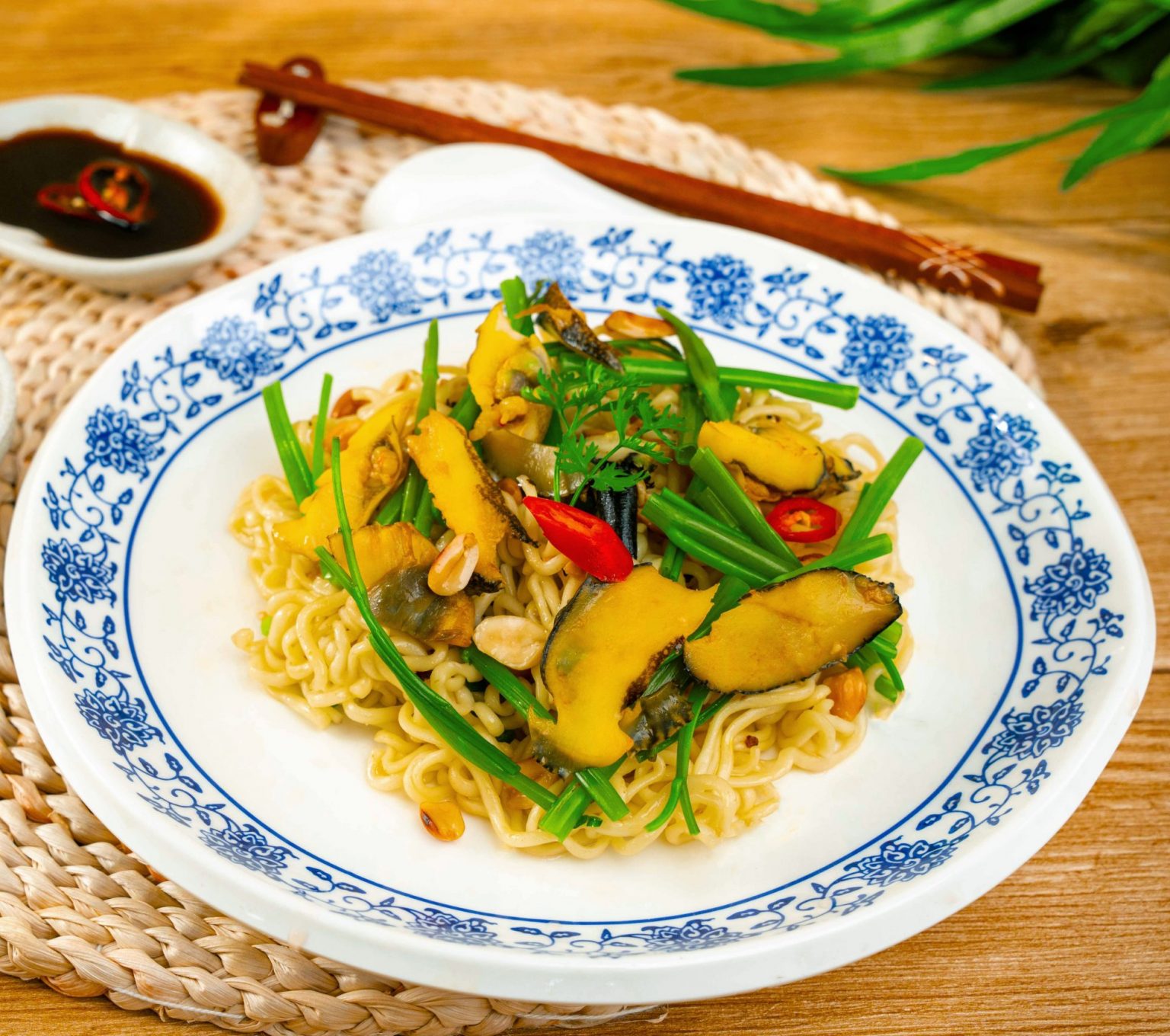 Mi E Rau Gỏi Mì Rau Muống - Acecook