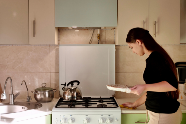 Một gian bếp gọn gàng, sạch sẽ chính là khởi điểm cho những bữa cơm nhà ngon tròn vị