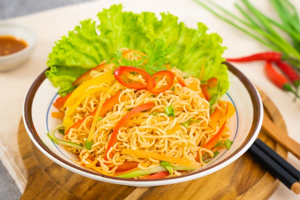 Hiện nay, mì ăn liền đã có những loại dành riêng cho người ăn chay